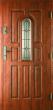 Drzwi zewnętrzne stalowe typ 9 paneli z witrażem