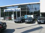 Fasada aluminowa salon sprzedaży MERCEDES